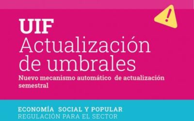 ACTUALIZACIÓN DE UMBRALES – MAYO 2023
