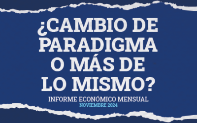 ¿CAMBIO DE PARADIGMA O MÁS DE LO MISMO?