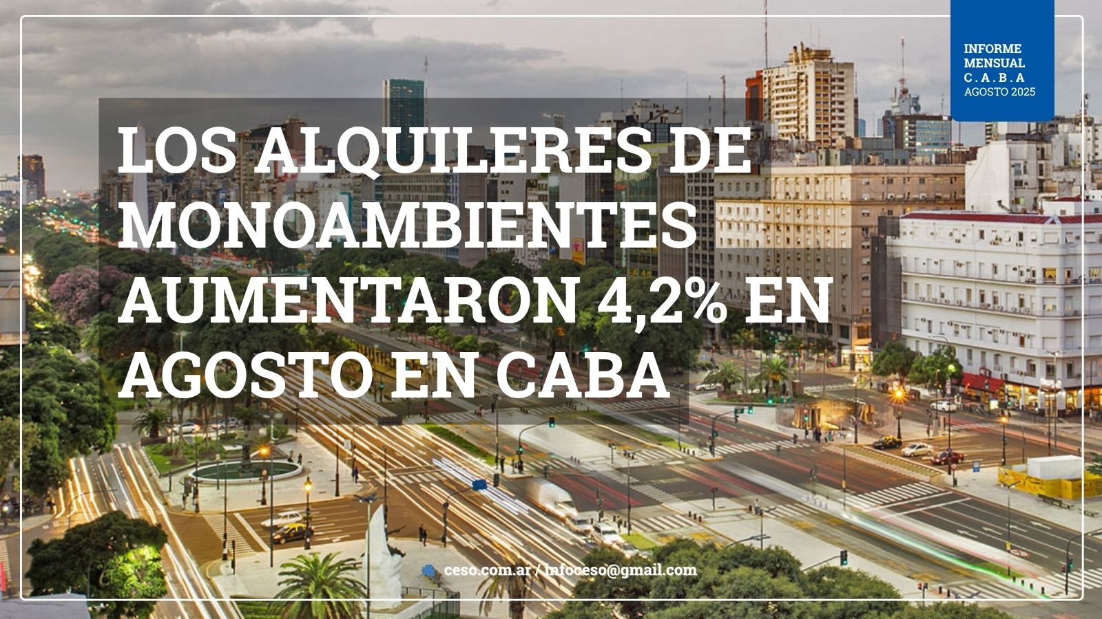 Alquileres CABA Agosto 2025